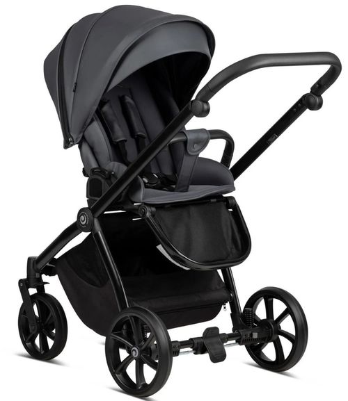купить Детская коляска Tutis 2in1 MIO PLUS Leather 2/1 Dark Grey 021 (1232021) в Кишинёве 