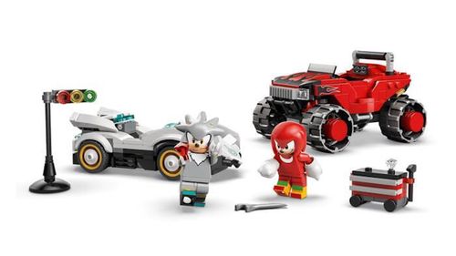 купить Конструктор Lego 77118 Silver's Car vs Knuckles' Monster Truck в Кишинёве 