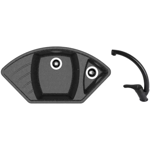 купить Мойка кухонная со смесителем Dr.Gans Gabi + SanDonna F 1069 negru в Кишинёве 