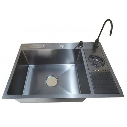 купить Мойка кухонная Backer Drye 680-45019 Nano Black в Кишинёве 