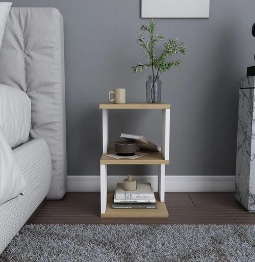 купить Тумбочка Trendy Carter, StejarAlb, 30x49x30cm в Кишинёве 
