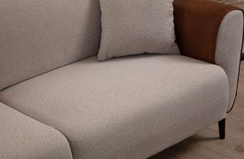 купить Диван Trendy Aren Bej, scortisoara (3 locuri) в Кишинёве 