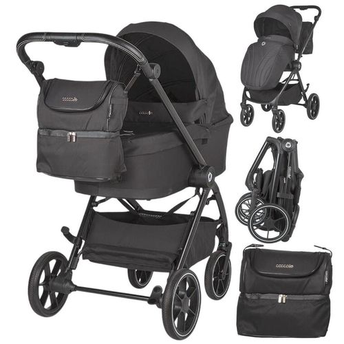 cumpără Сărucior pentru copii Coccolle 2in1 Serry Jet black în Chișinău 