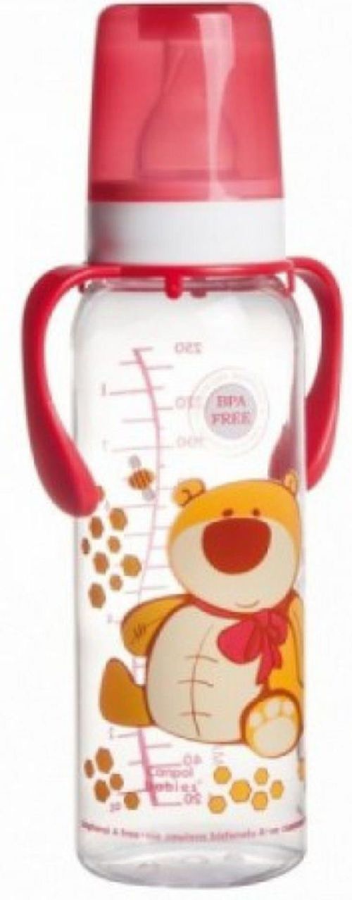 cumpără Cană cu pai Canpol 11/845 Бутылочка с ручкой Happy Animals (12+) 250мл în Chișinău 
