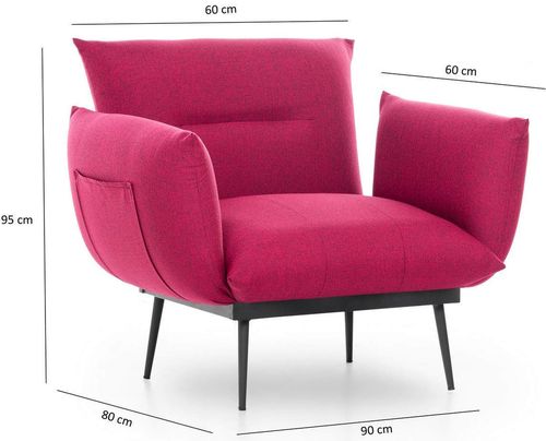 cumpără Fotoliu Trendy Jax Solo-Rosu inchis GR105 în Chișinău 
