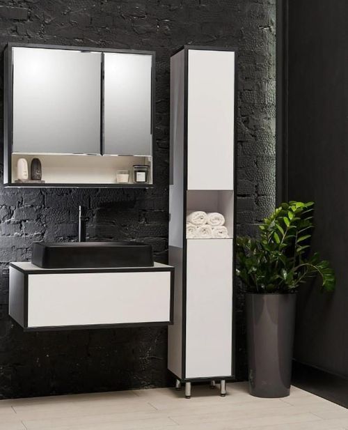 cumpără Dulap pentru lavoar Montebella Set 50.02 800*500 ECLIPSE 585 Pantera în Chișinău 