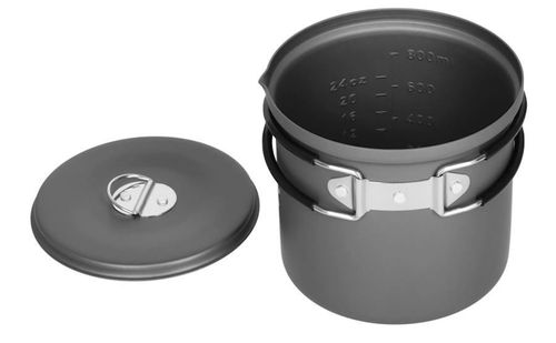 купить Посуда походная Nils NC4202 Oală de călătorie din aluminiu cu capac 1000ml в Кишинёве 