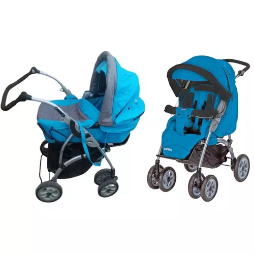 купить Детская коляска Chicco Tech 6 WD 2*1 Topazio в Кишинёве 