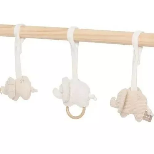 cumpără Jucărie cu pandantiv Jollein 108-001-68110 Set de jucarii pentru Babygym Elephant Tales în Chișinău 