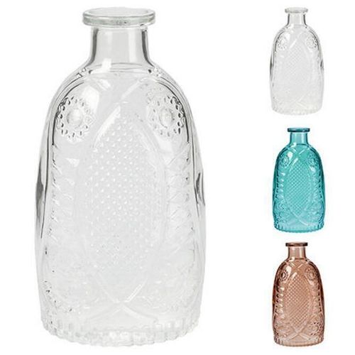 купить Ваза Holland 20876 стеклянная Relief H20cm, D10cm в Кишинёве 