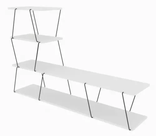 cumpără Comodă TV Trendy Ilgaz, Alb 150x93x30cm în Chișinău 