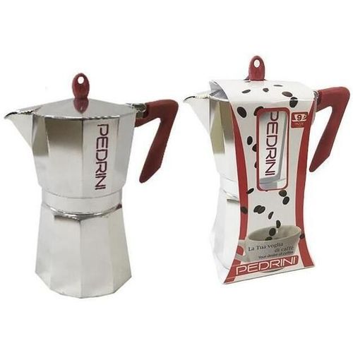 купить Кофеварка гейзерная Pedrini 32577 9 чашек, алюминевая классическая в Кишинёве 