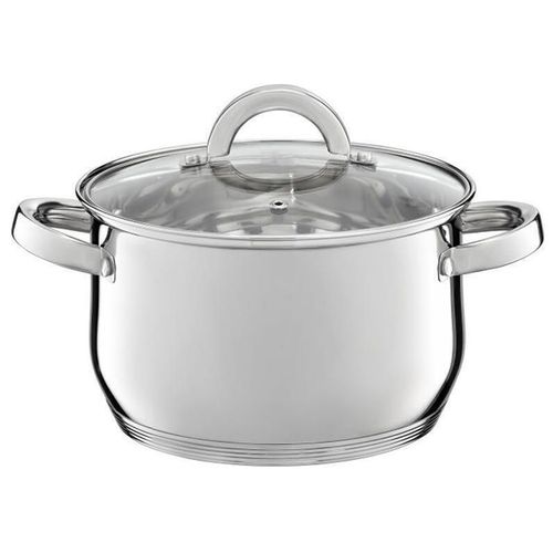 cumpără Cratiță Ambition 60800 Pot With Glass Lid, Berry, 20cm, 3.5L în Chișinău 