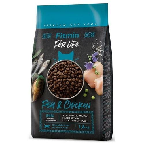 купить Корм для питомцев Fitmin Cat For Life Adult Fish and Chicken 1.8kg в Кишинёве 