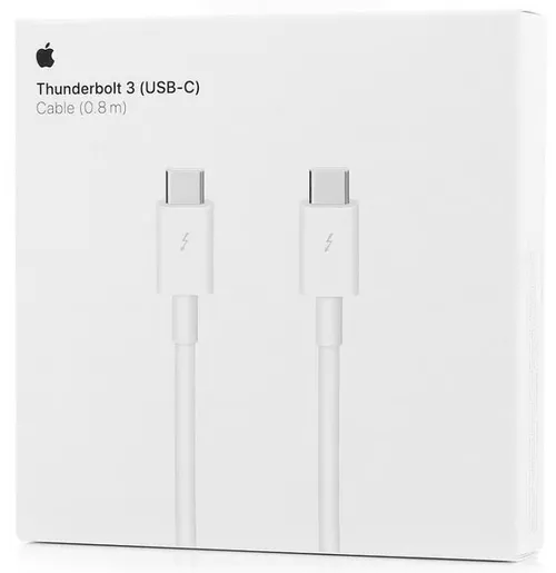 купить Кабель для моб. устройства Apple Thunderbolt 3 USB-C Cable 0.8m MQ4H2 в Кишинёве 