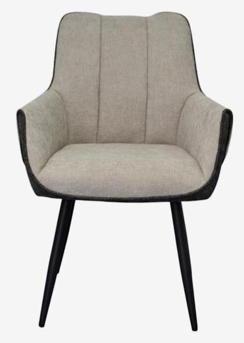 купить Комплект стол и стулья Evelin di Costacurta стол DT 402-6B + 4 стула QT-227B Light grey/Dark grey в Кишинёве 