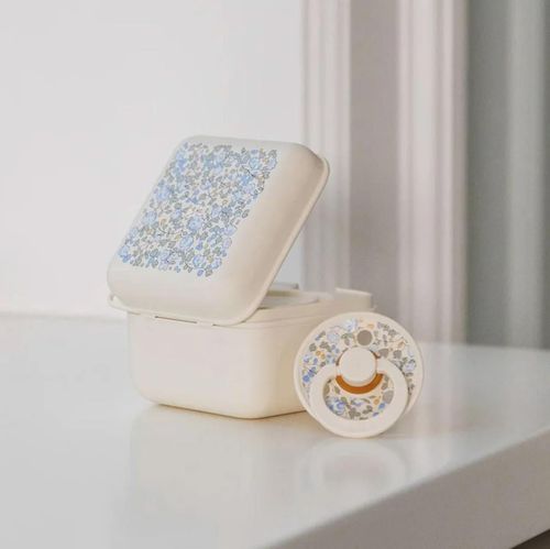 купить Пустышка BIBS 420011216 Cutie pentru depozitare suzete Liberty Eloise Ivory в Кишинёве 