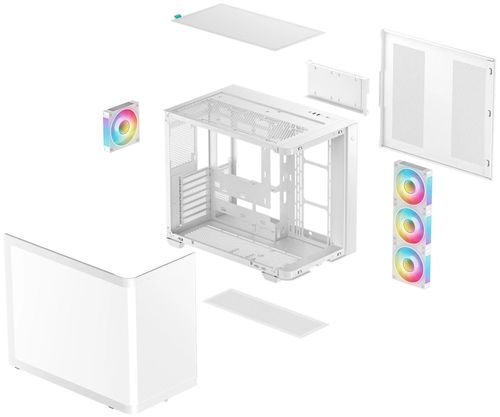 купить Корпус для ПК Deepcool CG530U 4F WH в Кишинёве 