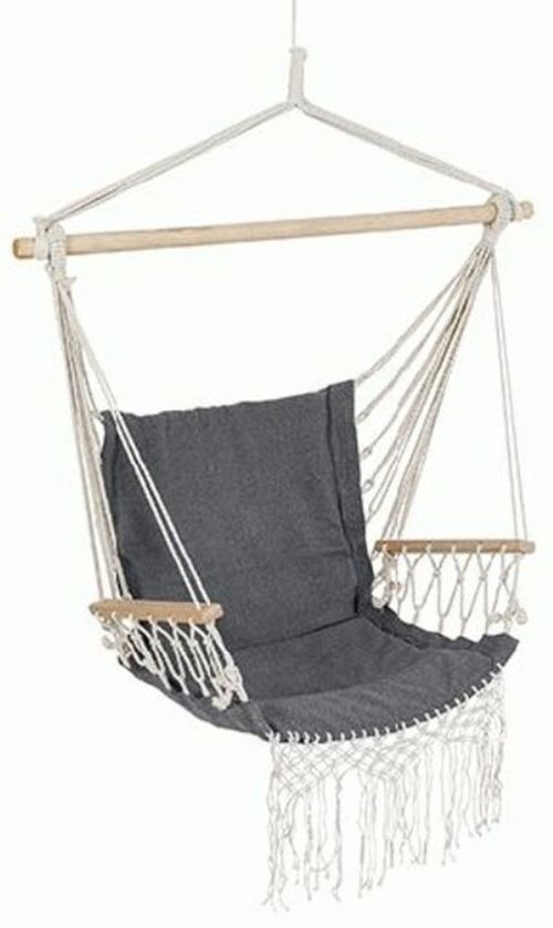 купить Гамак Axentia 135252 gri (include perna detașabilă) в Кишинёве 