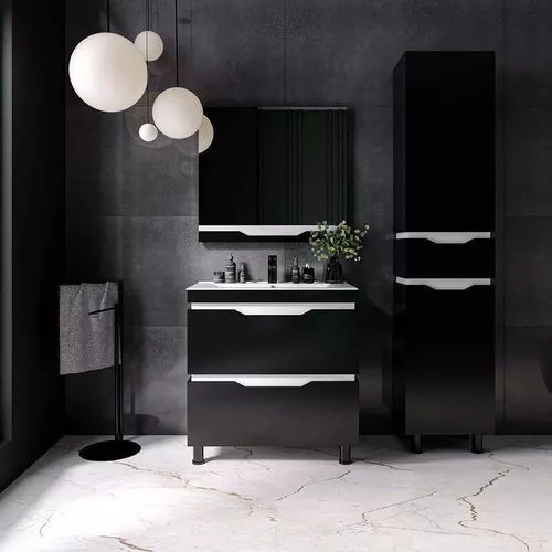 купить Шкаф под умывальник miscellaneous DOFINE 80 (TG K80) Negru в Кишинёве 