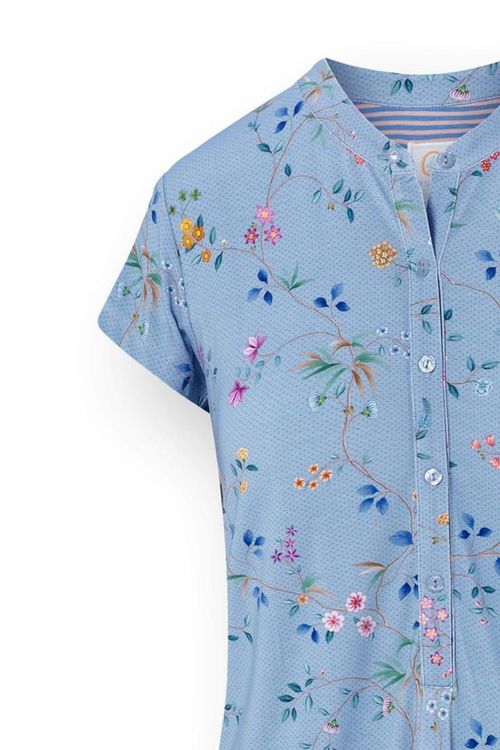 купить Домашний текстиль Pip Studio 51.504.676 Dalia Short Sleeve Nightdress Delhi Dreams Blue S Blue в Кишинёве 