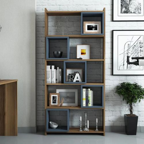 купить Офисный стеллаж Trendy Cutie, Nuc, Calcedonie 80x170x22cm, raft de carti в Кишинёве 