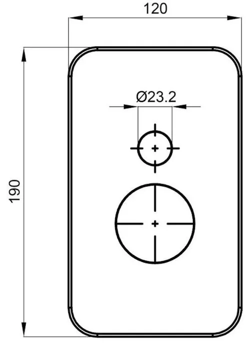 cumpără Baterie de duș HERZ Elite pentru set instalare 2 cai UH12247 în Chișinău 