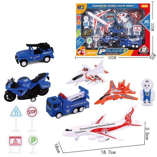 cumpără Mașină ToyMall 004905 Set masini Politia în Chișinău 