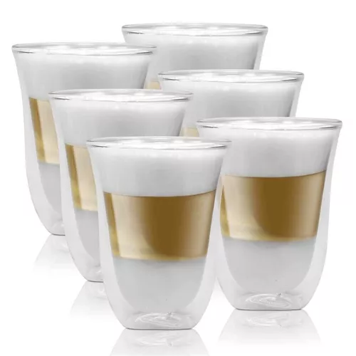 cumpără Pahar DeLonghi DLSC301 SET 6 Glasses Cappuccino 190ml în Chișinău 