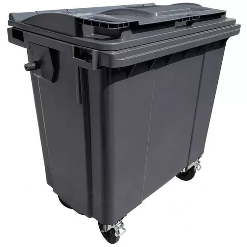 cumpără Coș de gunoi Uniplast 37205N Cos pentru transportarea deseurilor 770L din plastic pe roti (negru) HE în Chișinău 