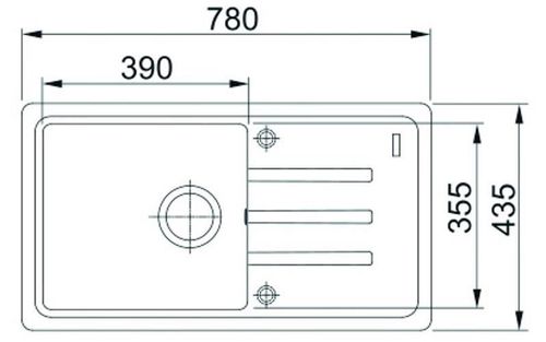купить Мойка кухонная со смесителем Franke 114.0662.878 BSG 611-78 S + Novara Plus Negru VN в Кишинёве 