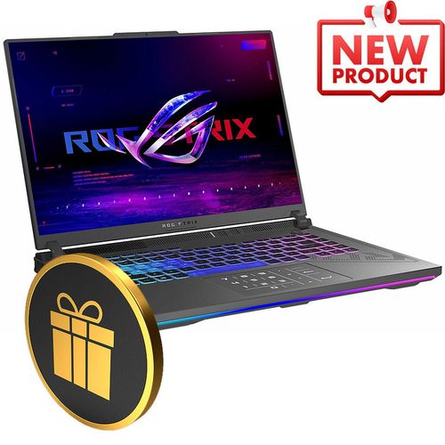 cumpără Laptop 16 ASUS ROG Strix G16 G614JI, Intel i9-13980HX 2.2-5.6GHz/16GB DDR5/1TB PCIe 4.0 NVMe/GeForce RTX4070 8GB GDDR6/WiFi 6E 802.11ax/BT5.2/2.5G LAN/HDMI/Cam/Backlit RGB Keyb./16 ROG Nebula QHD+ IPS 3ms 240Hz 500nits (2560x1600)/No OS/Gaming G614JI-N4083 în Chișinău 