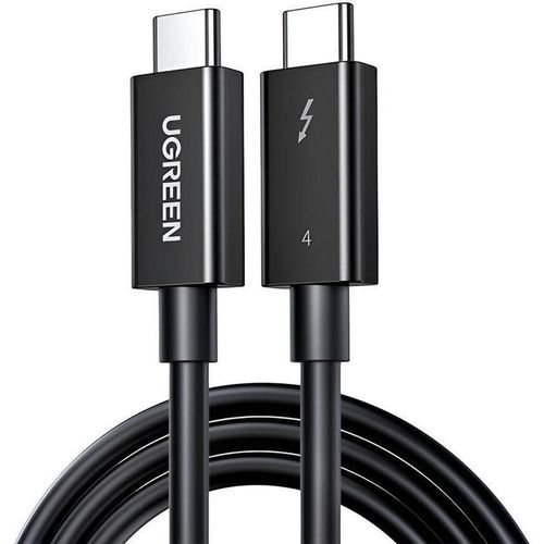 cumpără Cablu telefon mobil Ugreen 30389 Type-C to Type-C Thunderbolt 4, 40Gbps, 0.8m | US501, Black în Chișinău 