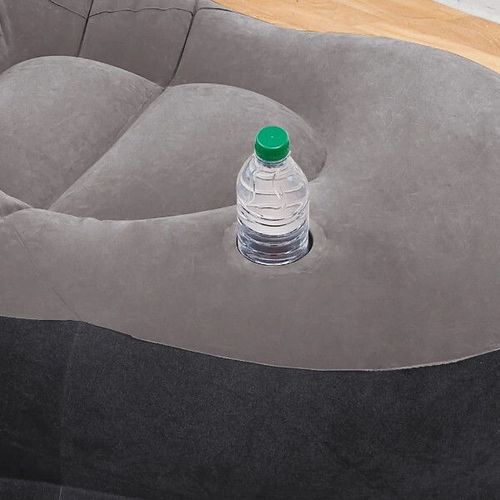 cumpără Saltea gonflabilă Intex 68564 Fotoliu gonflabil+puf Velur Ultra Lounge 99x130x76cm/64x28cm în Chișinău 