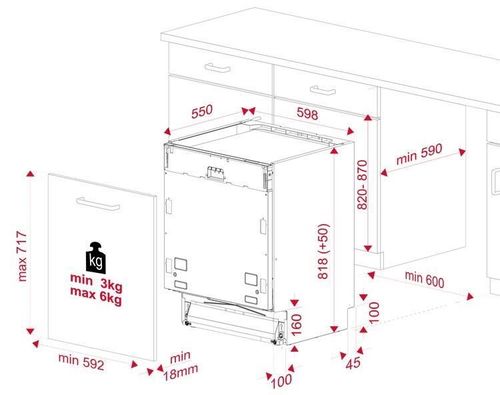 cumpără Mașină de spălat vase încorporabilă Teka DFI 46700 în Chișinău 