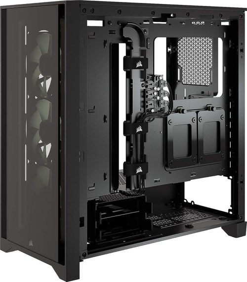 cumpără Carcasă PC Corsair iCUE 4000X RGB Tempered Glass Mid-Tower ATX Black în Chișinău 