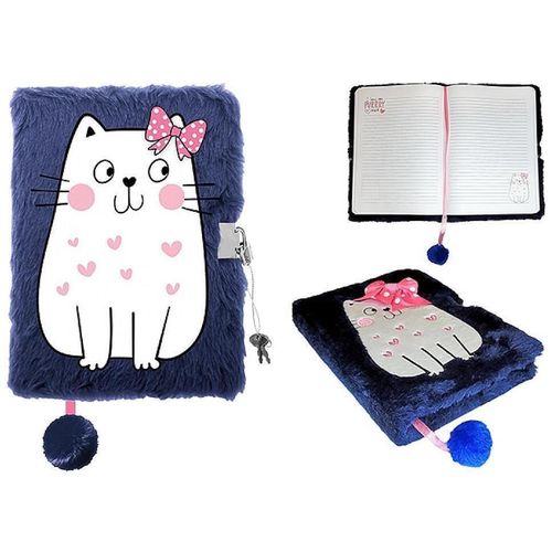 купить Блокнот Promstore 53150 Ежедневник с замком А5 96 листов Kitty плюс обложка в Кишинёве 