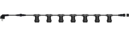 cumpără Ghirlandă Horoz 71831 CARNAVAL-F10, 500W, E27x10, cablu 2x0.94mm², 10m, 220V, IP44 (022-002-0010) în Chișinău 