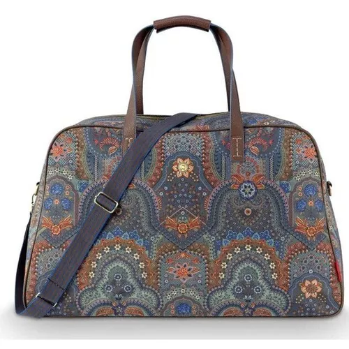 купить Сумка дорожная Pip Studio 51.275.023 Tovy Weekend Bag Large Jabali Blue 65x25.5x35cm Blue в Кишинёве 