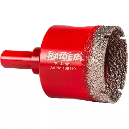 cumpără Set de tubulare, bite, duze Raider 189140 Carotă diamantată Ø40mm Raider în Chișinău 