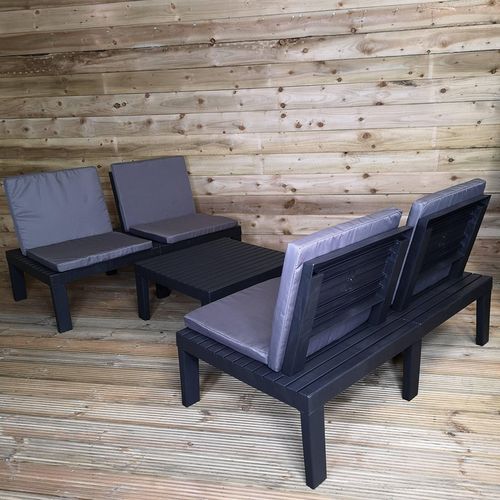 cumpără Mobilier pentru grădină Holland 08634 Ambiance Комплект мебели Molok 5ед: стол, 4 кресла în Chișinău 