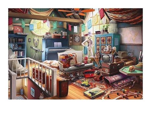 cumpără Puzzle Trefl 20220 Wooden puzzle 500+1. Comori în pod în Chișinău 
