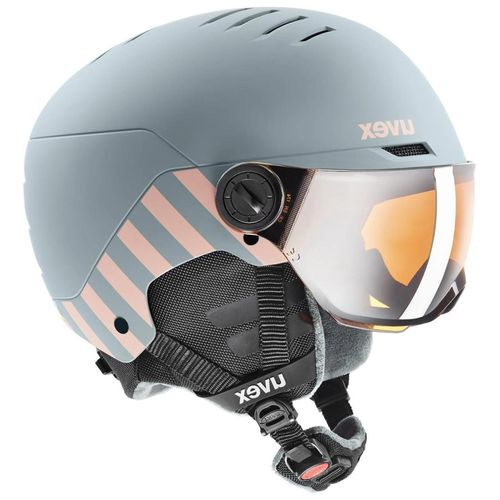 купить Защитный шлем Uvex ROCKET JR. VIS RHINO-BLUSH M 54-58 в Кишинёве 