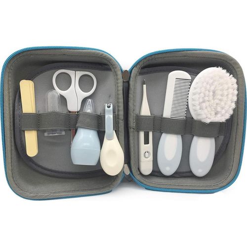 купить Набор для ухода за малышом BabyJem 363 Set pentru ingrijire, 9 piese Albastru в Кишинёве 