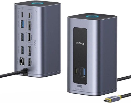 купить Переходник для IT Baseus B0114400 100W Spacemate RD1 Air, Space Grey в Кишинёве 