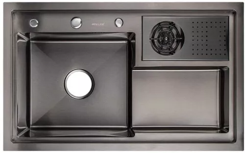 купить Мойка кухонная ArtFlame LOARA (HM 7848) Black в Кишинёве 