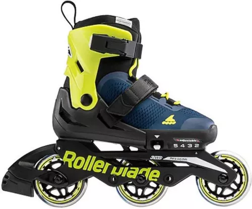 купить Роликовые коньки Rollerblade 07104400159 MICROBLADE 3WD BLU REALE/LIME 28-32 в Кишинёве 
