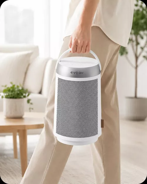 купить Тепловентилятор EvoAir Warmix 1500, Alb в Кишинёве 