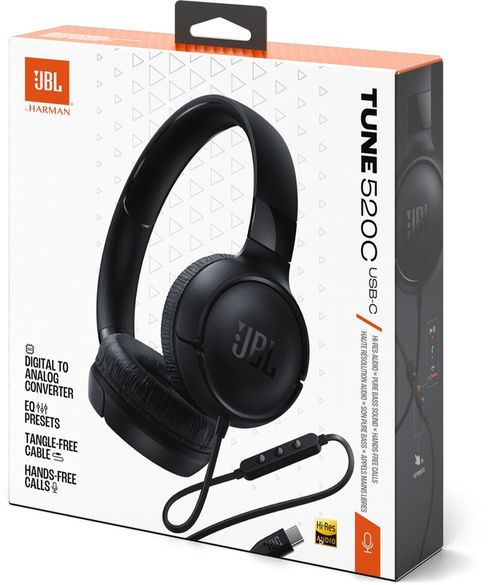 cumpără Căști cu fir JBL Tune 520C USB-C Black în Chișinău 