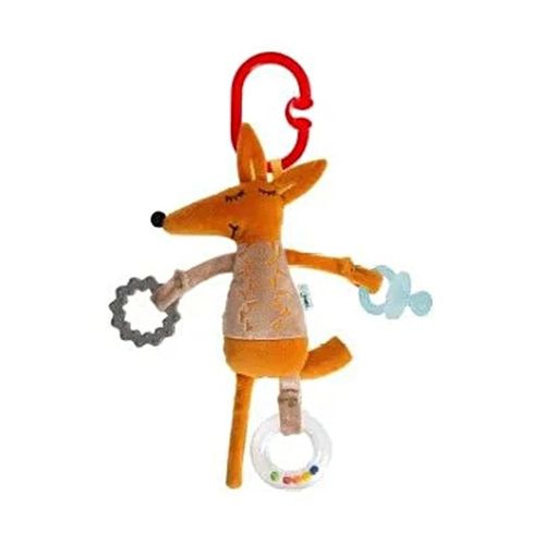 cumpără Jucărie cu pandantiv BabyJem 867 Jucarie cu inel gingival Vulpita Maro în Chișinău 